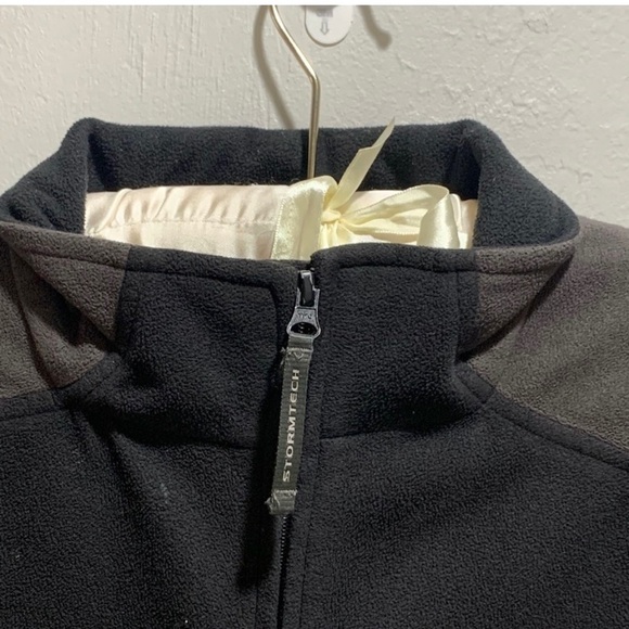 STORMTECH Men's Black Gray Fleece Full Zip Golf Jacket Size Large - Picture 4 of 6